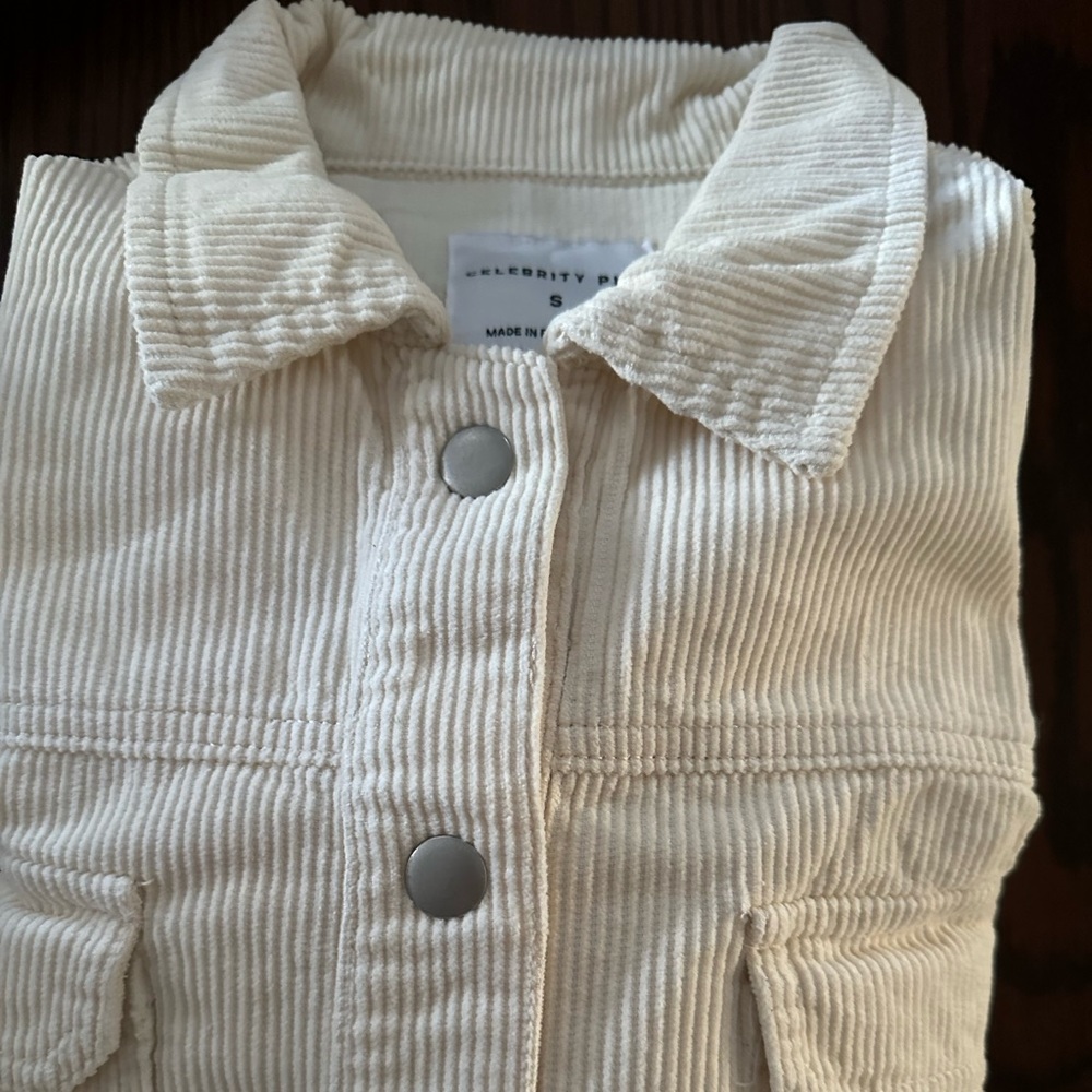 Celebrity Pink Corduroy Shacket